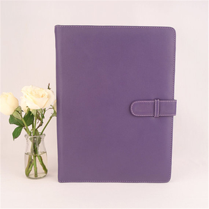 Rất nhiều Túi Tím A4 Da Ring Binder Điều Hành Thư Mục Tập Tin - Product Image 3