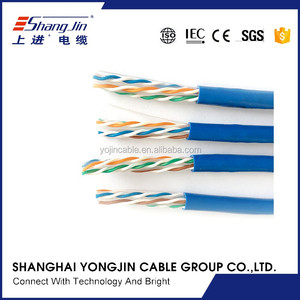 4 pares utp cable de red CAT5E CE RoHS retículo alambre - Product Image 4