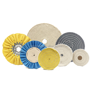 Roues en coton pour polir le couteau et enlever le noyau du cuir, 2 pièces, 410mm x ID 235mm x 16 plis