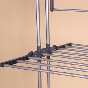 מדף בגדים קיבולת גדולה עם 3 שכבות מתקפל ייבוש בגדים - Product Image 5