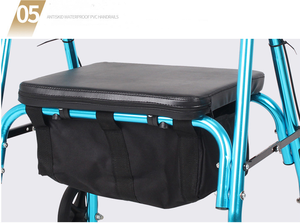 Health and Medical Product Walker <strong>Rollator</strong> for Elderly Disabled Shopping Cart - Product Image 6