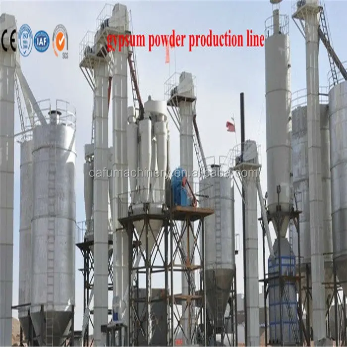 2024 Precio de fábrica Alpha Gypsum Powder Línea de producción Equipo Planta de fabricación