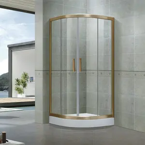 Rond nouveau bain cabine de douche en verre