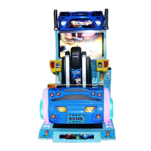 Máquina de juego de simulador de vídeo de carreras de coches Split segundo Caos apocalíptico post Arcade que funciona con monedas a la venta