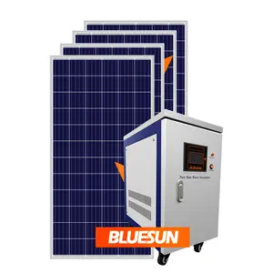 Painel solar de instalação fácil kit 4kw, sistema solar 5kw, gerador solar 6000w