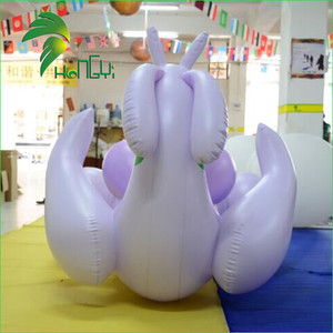 Hongyi Made Rideable สัตว์การ์ตูน <span class=keywords><strong>Goodra</strong></span> ของเล่นเซ็กซี่ Inflatable สีม่วงมังกร