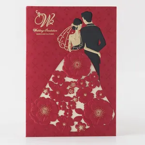 Hope to see you there custom printing laser cut wedding invitations