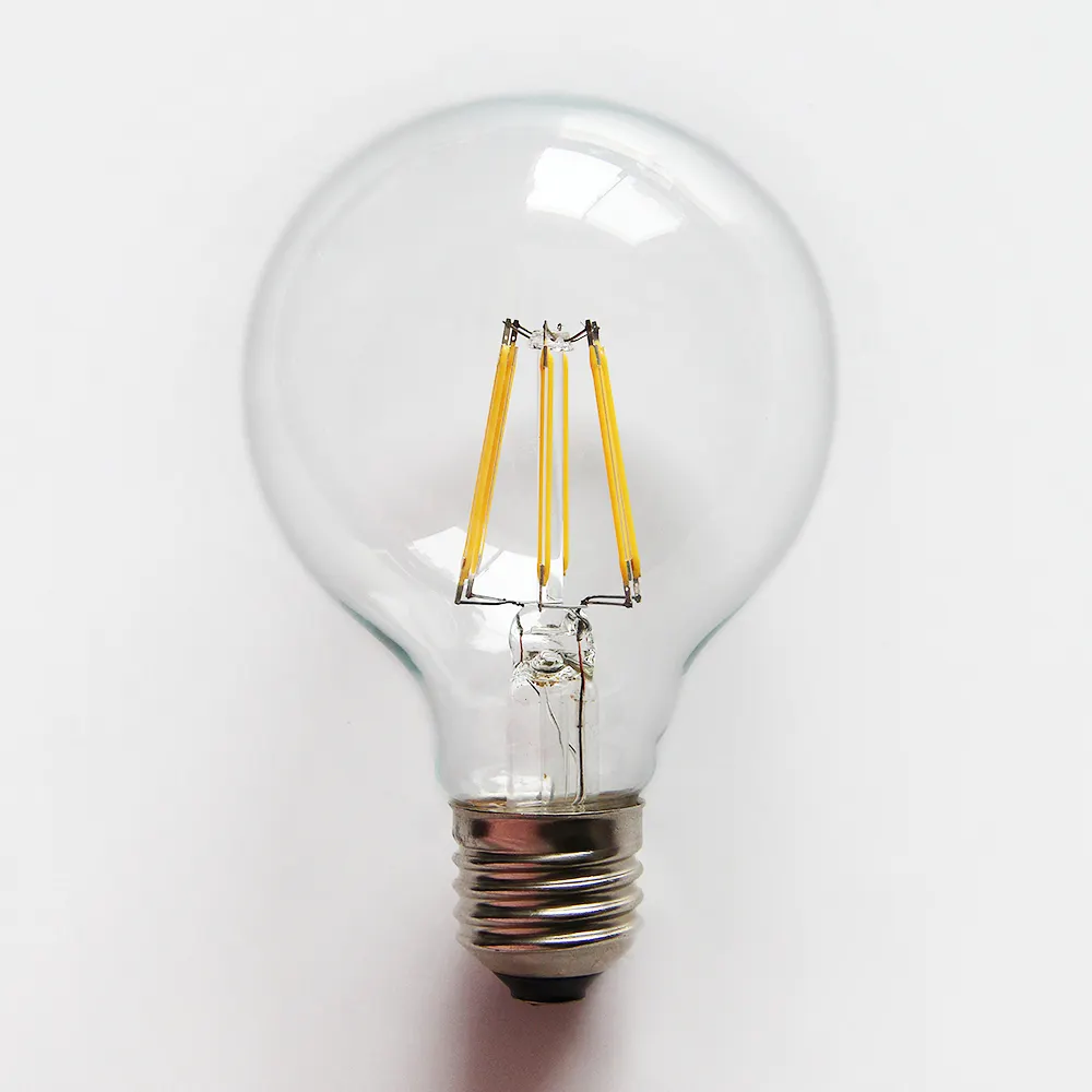 Decorative Light Bulbs G80 4W 110v LED Strip Light Bulb Filament Bulb For Decorative