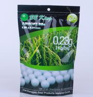 Biodegradable 0,23G Bb Color blanco 4350 pcs/bolsa