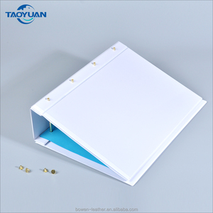 Rivet Binder Plastic Ring Binder Pocket, Ring Binder Factory Manufacturer <strong>Folder</strong> Gold with A4 Paper China <strong>Shaped</strong> <strong>File</strong> Waterproof - Product Image 2