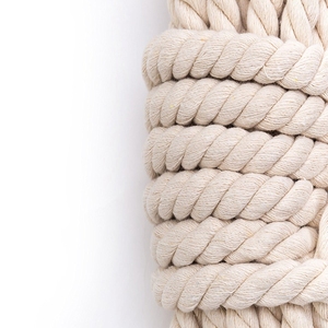 Bán buôn Chất lượng cao trắng xoắn bông sợi dây thừng - Product Image 4