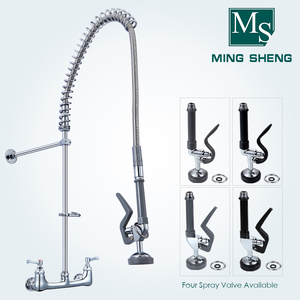 4 "Giá Treo Tường Tiết Kiệm Nước Thương Mại Pre-rửa Máy Rửa Chén Máy Trộn Nhà Bếp Vòi Với Pull Out Spray - Product Image 3