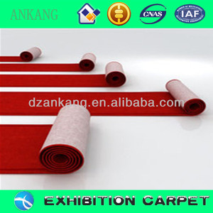 Chino de fieltro de la aguja fina de vinilo <span class=keywords><strong>alfombras</strong></span> 100% corredor de poliéster de la decoración de navidad de la alfombra - Product Image 1