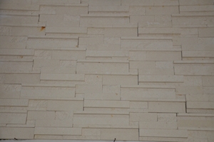 Lastricato split arenaria bianco naturale muro di piastrelle di pietra - Product Image 2