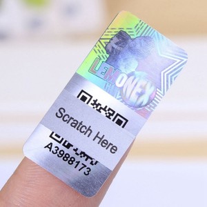 Custom University Certificate Authenticity <strong>ID</strong> Overlay Adhesive Watermark Hologram Eggshell Sticker Sheet Roll Shatter Labels - Product Image 2