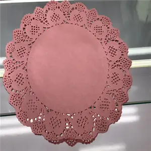 2021 Latest New Design Gold Doilies Laser Cut Wedding Invitation With Bow Ribbon