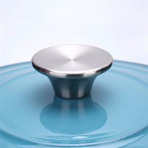 <span class=keywords><strong>Casserole</strong></span> ronde en fonte émaillée OEM 25cm Type de produit haut de gamme pour cuisine à domicile - Product Image 5