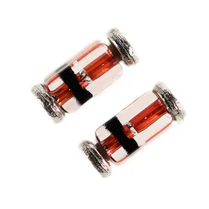 Muestras Gratis de vidrio sellado herméticamente SMD LL-34 (SOD-80/Mini-MELF) 75 V 150mA diodo de conmutación de alta velocidad LL4148