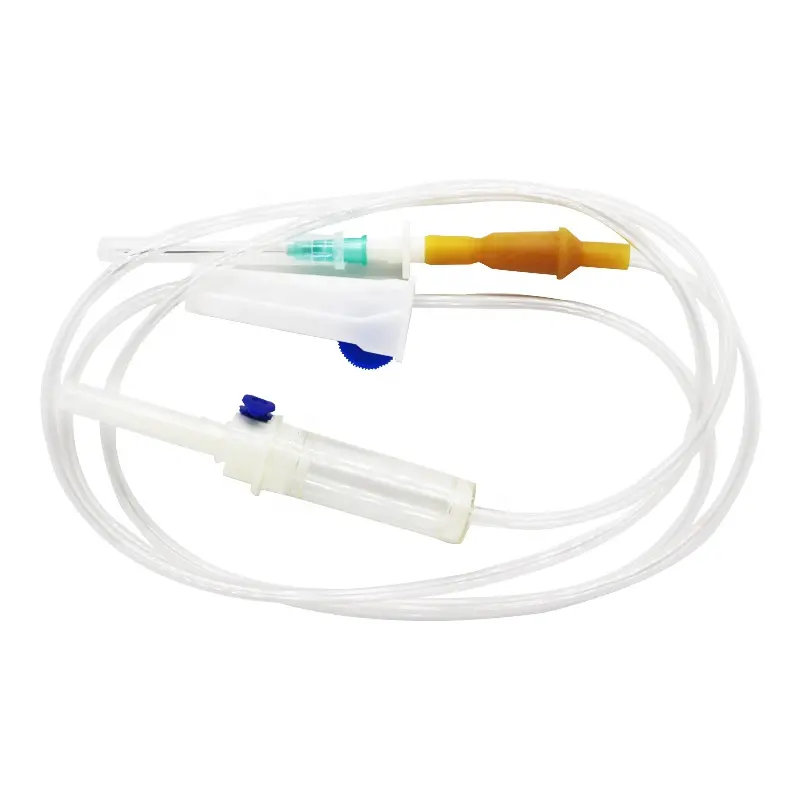 FarmaSino Cheap Medical Disposable IV Infusion Giving Set with Luer Lock Y Connect