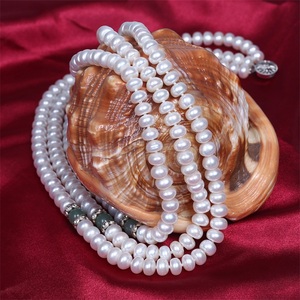 La Manera barata Joyería De Perlas de Ámbar Báltico Dentición Collar - Product Image 5