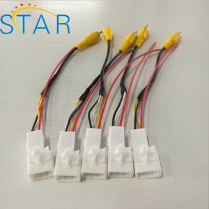 制造商2 20针奥迪连接器至4 RCA母影音适配器汽车线束各种类型汽车线束 - Product Image 2