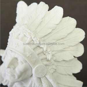 Домашнее искусство на заказ, декоративная полимерная поделка, памятная скульптура, белая Полимерная статуя, женская статуя бюста - Product Image 3