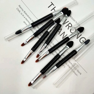 Nhỏ Kích Thước Gấp Đôi-Đã Kết Thúc Mỹ Phẩm Make Up Phụ Nữ Mắt Eye Miếng Bọt Biển Cọ Môi Applicator với Cap - Product Image 6