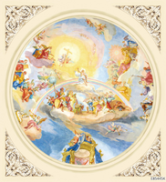 Papier peint décoratif de plafond 3D, séries de la mythologie religieuse européenne, livraison gratuite