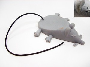 sitting mouse shape silicone funny door stopper - Product Image 4