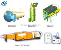 Stoom palm fruit olie vergister machine voor 1-5tph kleine schaal palm olie verwerking machine