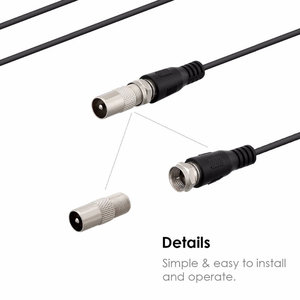 Miễn phí Vận Chuyển HDTV Antenna Phẳng Trong Nhà Kỹ Thuật Số VHF UHF Siêu-mỏng Mạnh Mẽ Hơn Tiếp Nhận Kỹ Thuật Số và <span class=keywords><strong>Analog</strong></span> Tín Hiệu TRUYỀN HÌNH, cửa sổ - Product Image 4