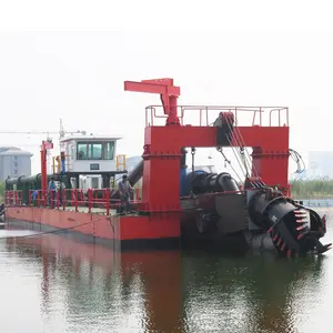 JMD550D 22inch River Cutter Head Dredge With Double Pumps For 20m Depth