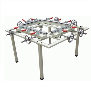 Tensora de Pantalla Manual de 90*120cm Fabricada <span class=keywords><strong>en</strong></span> China, para Serigrafía/Tensado de Malla para Marcos de Aluminio - Product Image 1