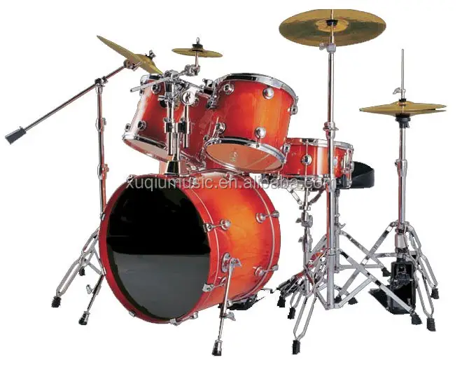 अच्छी गुणवत्ता मेपल 5-PC Drumset टक्कर उपकरणों