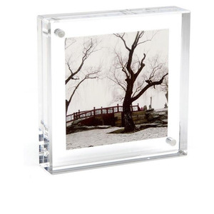 Tabletop Thiết Kế Đơn Giản Vuông Rõ Ràng <span class=keywords><strong>Magnetic</strong></span> Acrylic Khung Ảnh - Product Image 1