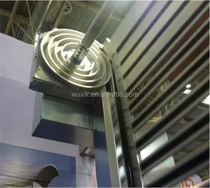 Turbina in acciaio duro rapid portello di rotolamento, industriale porta ad alta velocità