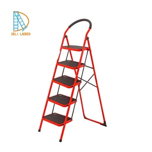 สินค้ามาแรง บันไดเหล็ก 5 ขั้น บันไดเหล็กพร้อมฐานยางกันลื่น - Product Image 1