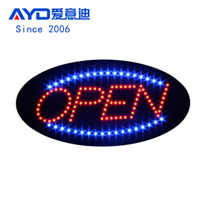 NOI Prezzo Poco Costoso Della Fabbrica Campione <span class=keywords><strong>Libero</strong></span> HA CONDOTTO il Segno Aperto <span class=keywords><strong>in</strong></span> Magazzino Acrilico Display A LED 10*19" - Product Image 4