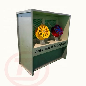 <span class=keywords><strong>Cabine</strong></span> de polissage, de <span class=keywords><strong>peinture</strong></span> et de séchage pour la réparation de jantes de roues mobiles - Product Image 5