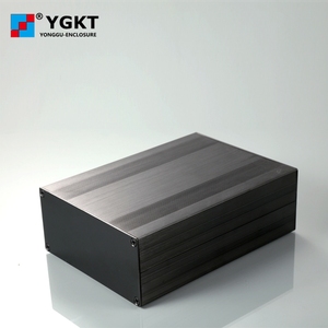 Aluminium Ekstrusi Proyek Kotak Kandang Aluminium 145*68-200Mm (W * H-L) Kontrol Box Proyek Custom Case