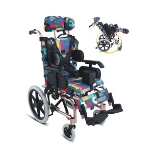Cuir siège élévateur inclinable à dossier haut fauteuil roulant pour personnes âgées