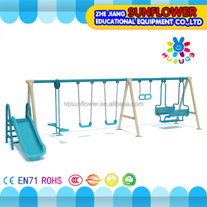 <span class=keywords><strong>Los</strong></span> niños de plástico equipos de multa al aire libre columpio columpio seis personas asientos - Product Image 2