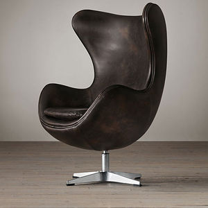 Arne Jacobsen Aviation Spitfire leather chair - Product Image 1