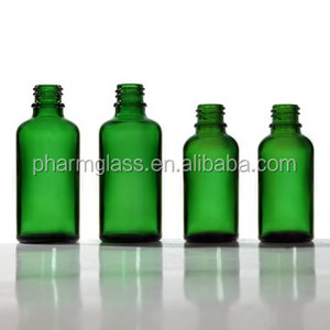 Verde blu cosmetici bottiglie di vetro per olio essenziale medicina/cosmetici - Product Image 1