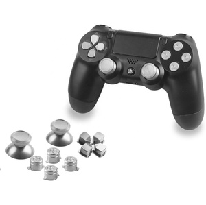 FREE SHIPPING Metal Joystick Cap Cover Kit Thumbsticks + <strong>ABXY</strong> Bullet <strong>Buttons</strong> + D-pad <strong>for</strong> <strong>PS4</strong> <strong>Controller</strong> Metal <strong>Button</strong> Set Mod Kit - Product Image 3