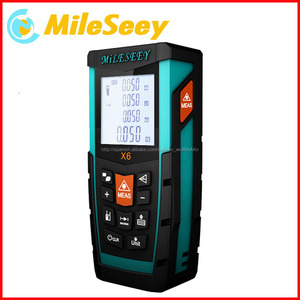 El más nuevo diseño <span class=keywords><strong>cinta</strong></span> métrica láser medidor de distancia láser china <span class=keywords><strong>precios</strong></span> Mileseey X6 50 m digital altura medida - Product Image 2