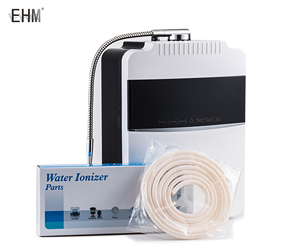 Machine à <span class=keywords><strong>eau</strong></span> <span class=keywords><strong>alcaline</strong></span> hydrogénée électrique EHM 929 avec <span class=keywords><strong>8</strong></span> plaques en titane plaqué platine, générateur d'<span class=keywords><strong>eau</strong></span> <span class=keywords><strong>pH</strong></span> 2,5-11,2 - Product Image 3