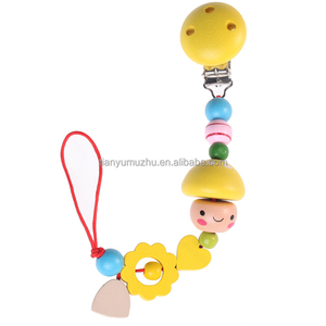 <span class=keywords><strong>Madera</strong></span> cadena de chupete, de <span class=keywords><strong>madera</strong></span> del bebé del pacificador clips - Product Image 1