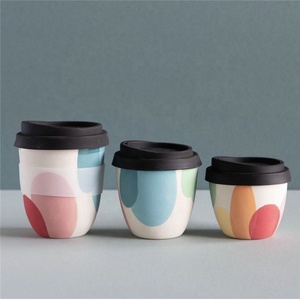 Thiết Kế Thời Trang Xám Cao Gốm Đồ Đá Cốc Cà Phê Mà Không Có Tay Cầm - Product Image 3