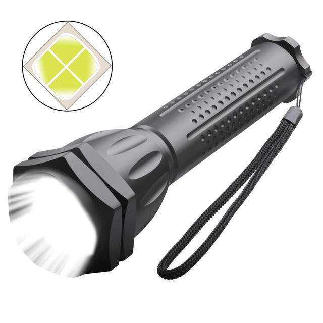 New LED Rechargeable Flashlight XHP-50 Linterna Torch 4000 Lumens 18650 Battery Outdoor Camping Powerful Led Flashlight